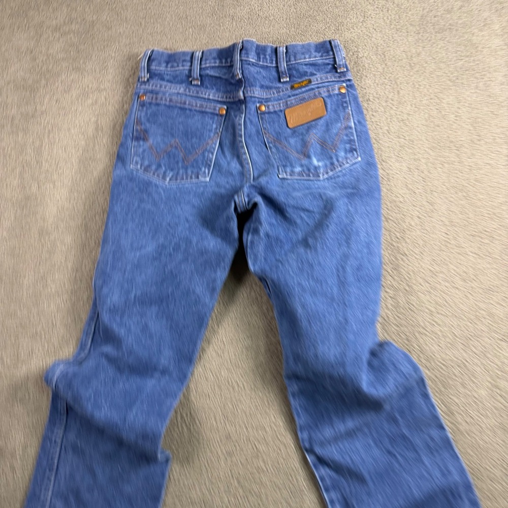Wrangler 936DEN Cowboy Cut Slim Fit Jeans Medium Wash Blue 30x31 Made in USA